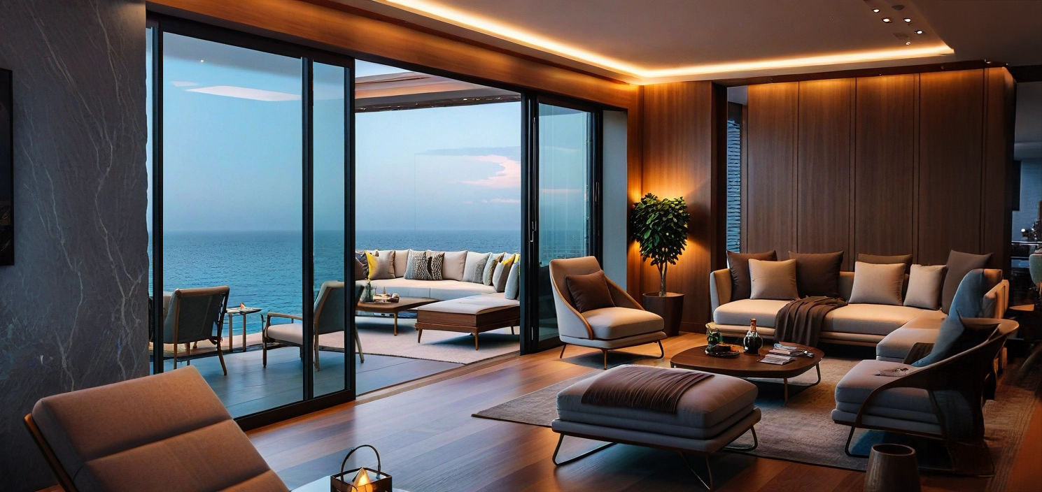 Multi-slide view of ocean