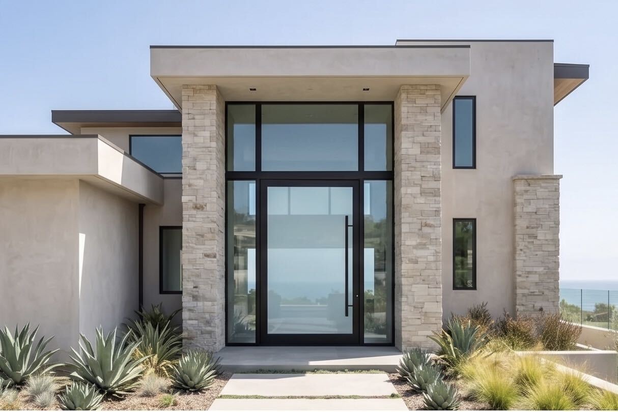 Pivot entry door