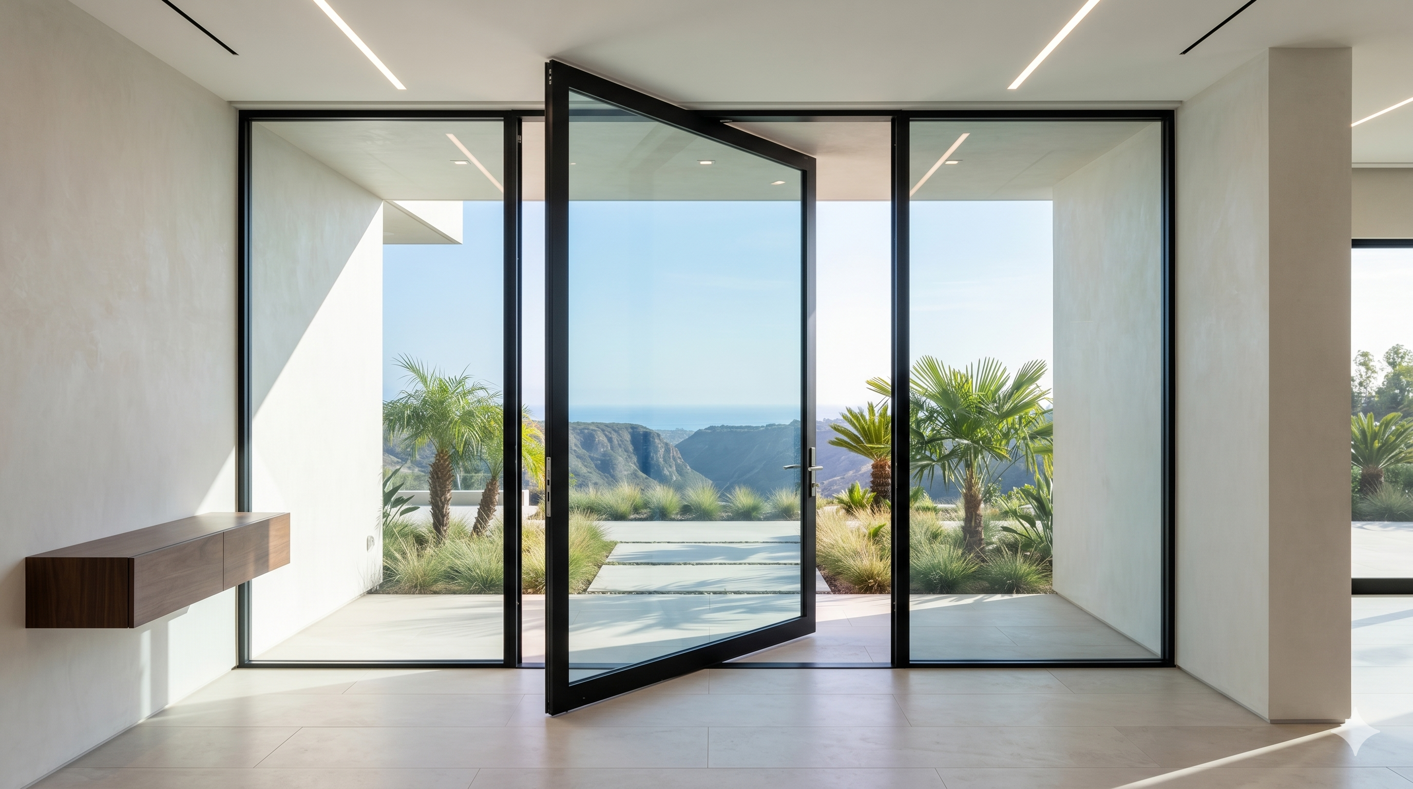 Custom pivot door design